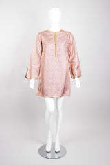 Au Chic Vintage Moroccan Golden Brocade Tunic