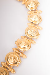 Fendi Artichoke Flower Collar Necklace