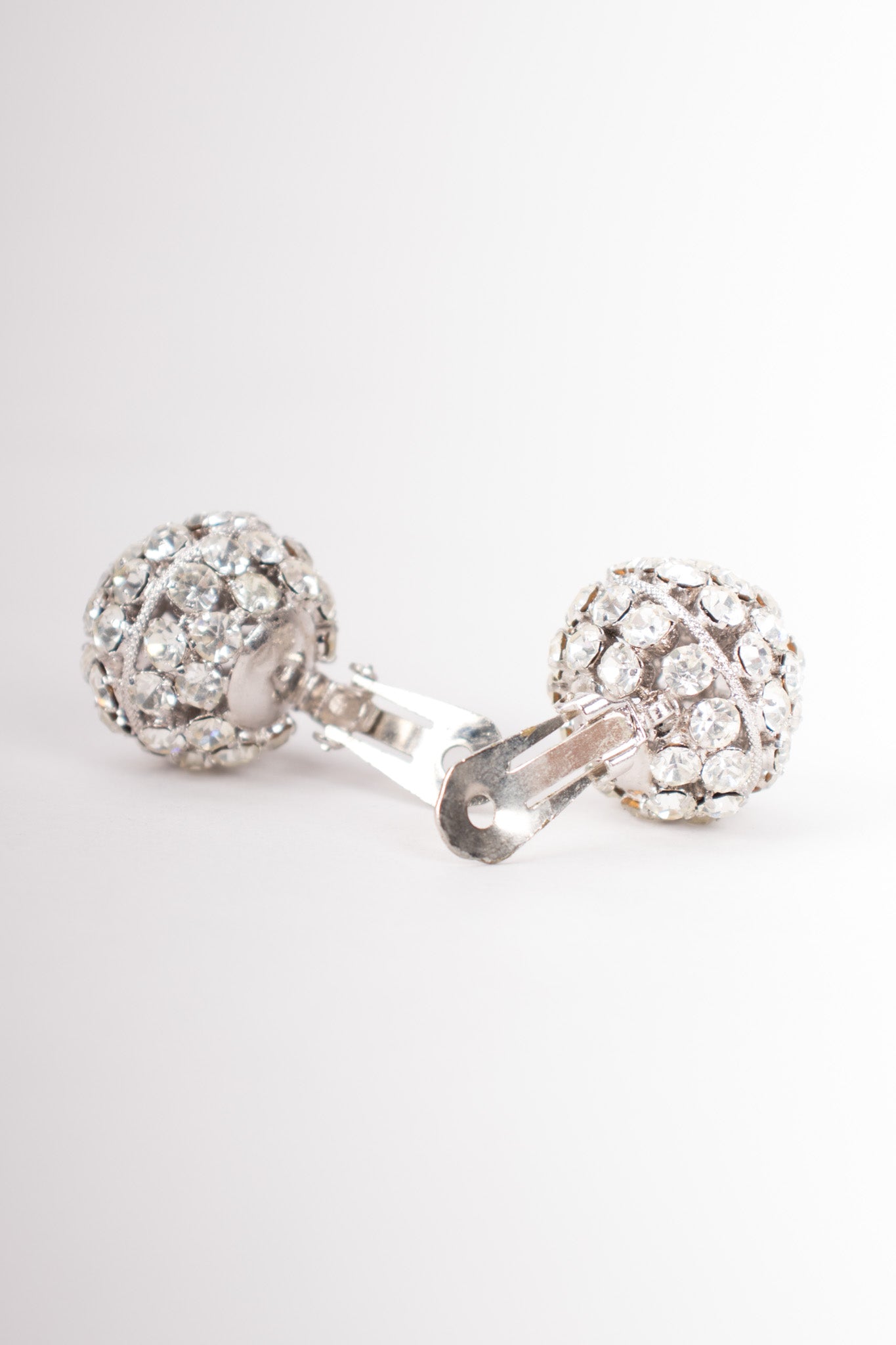 Rhinestone Disco Ball Earrings