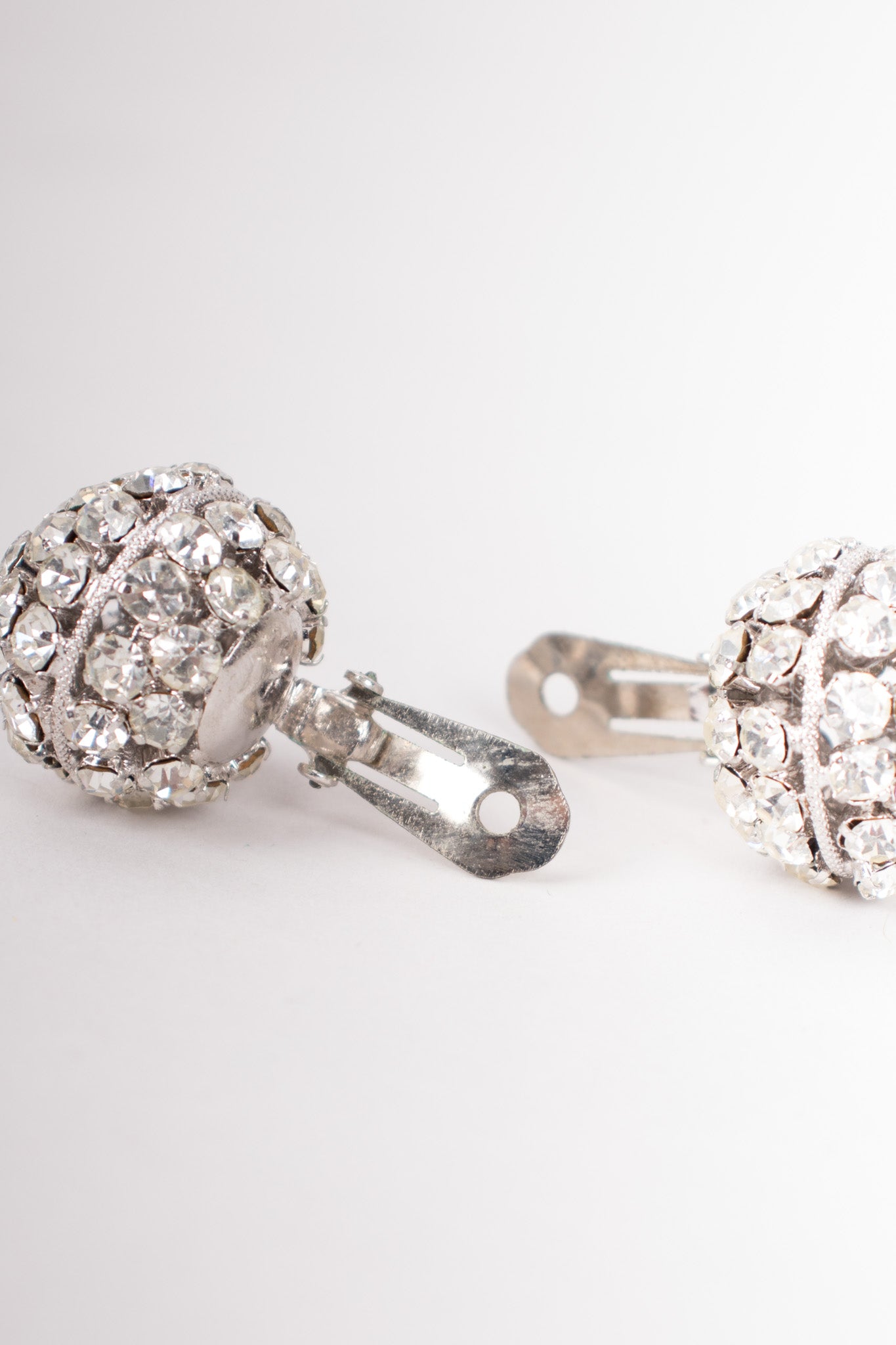 Rhinestone Disco Ball Earrings