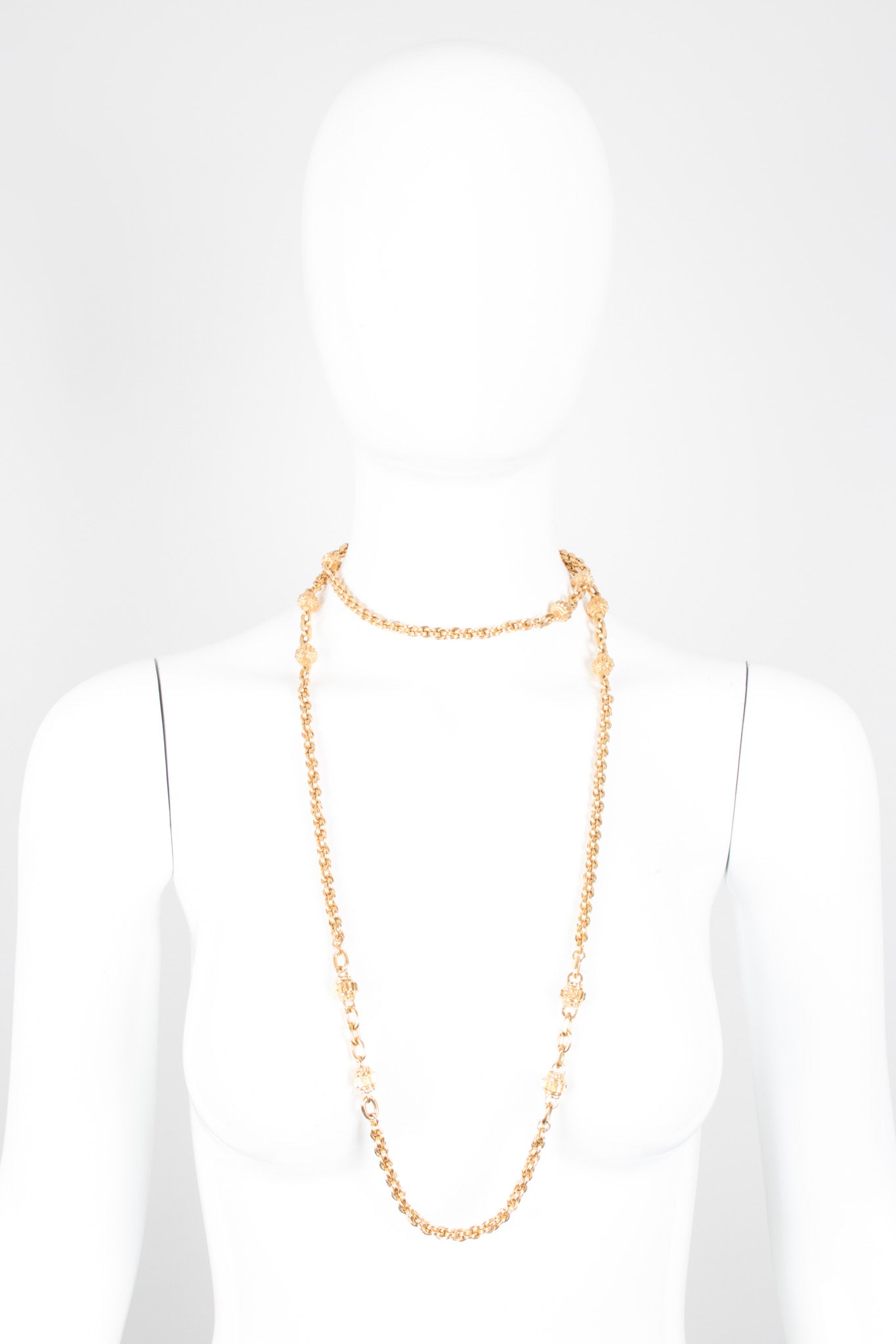 St. John Heavyweight Cog Chain Long Layering Necklace