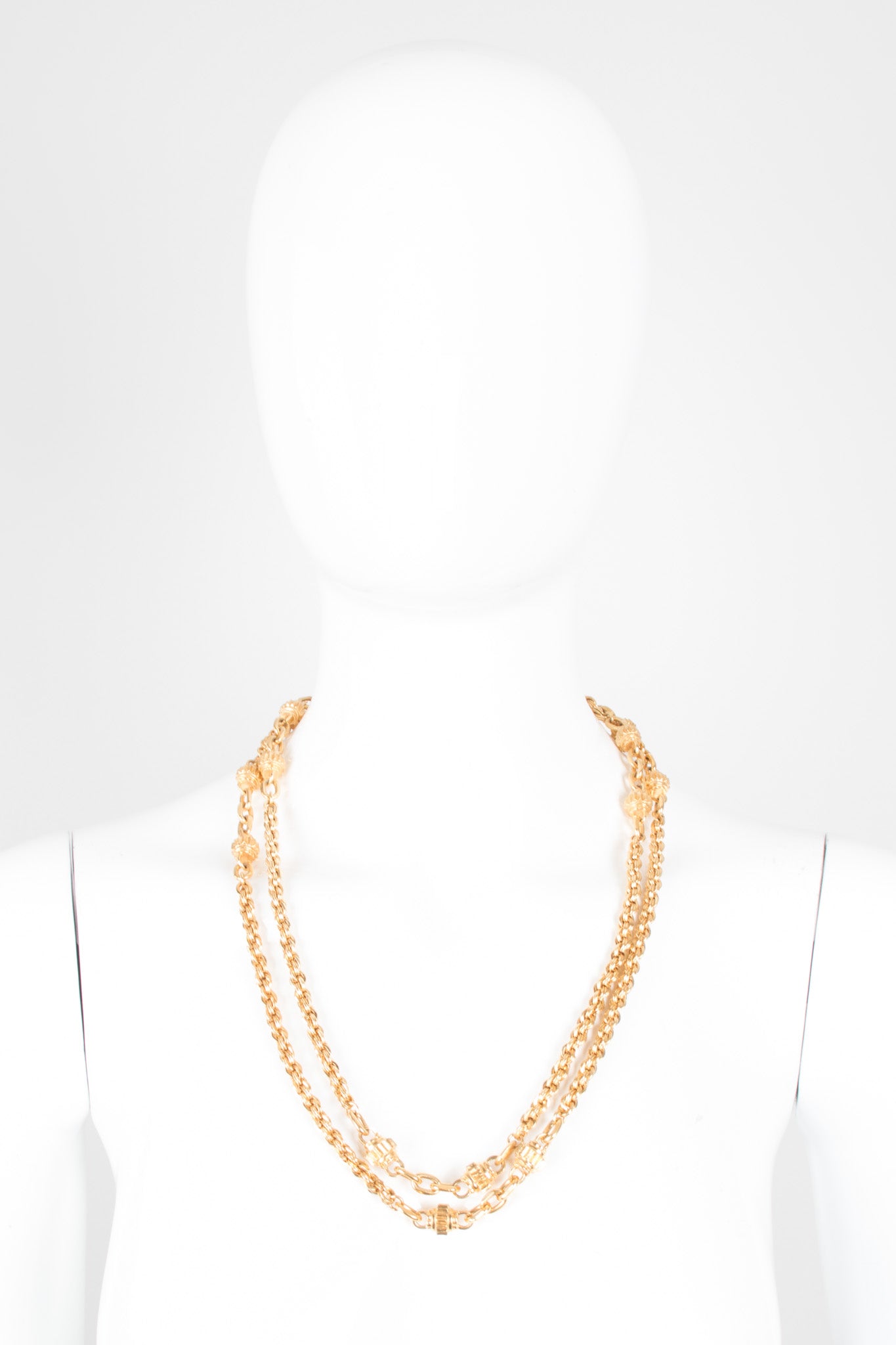 St. John Heavyweight Cog Chain Long Layering Necklace