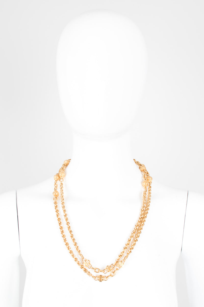 St. John Heavyweight Cog Chain Long Layering Necklace