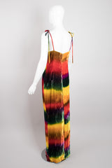 Recess Los Angeles Vintage Todd Oldham Velvet Rainbow Snow Cone Slip Dress