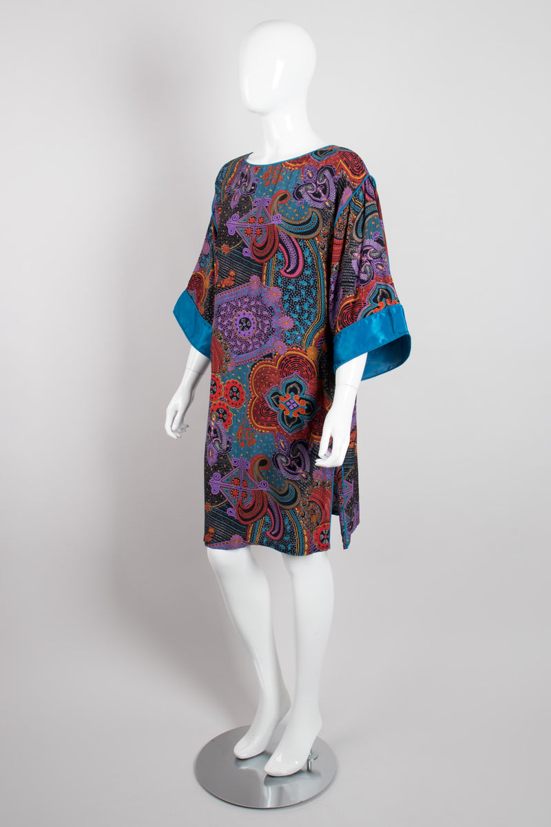 Mary McFadden Mixed Paisley Print Tunic