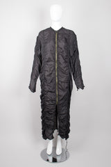 Norma Kamali OMO Rare Iconic Black Parachute Jacket Coat