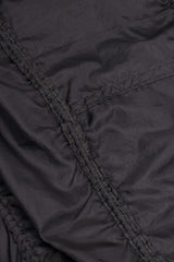 Norma Kamali OMO Rare Signature Black Parachute Jacket Coat