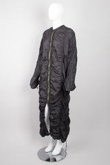 Norma Kamali OMO Rare Iconic Black Parachute Jacket Coat