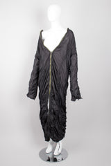 Norma Kamali OMO Rare Iconic Black Parachute Jacket Coat