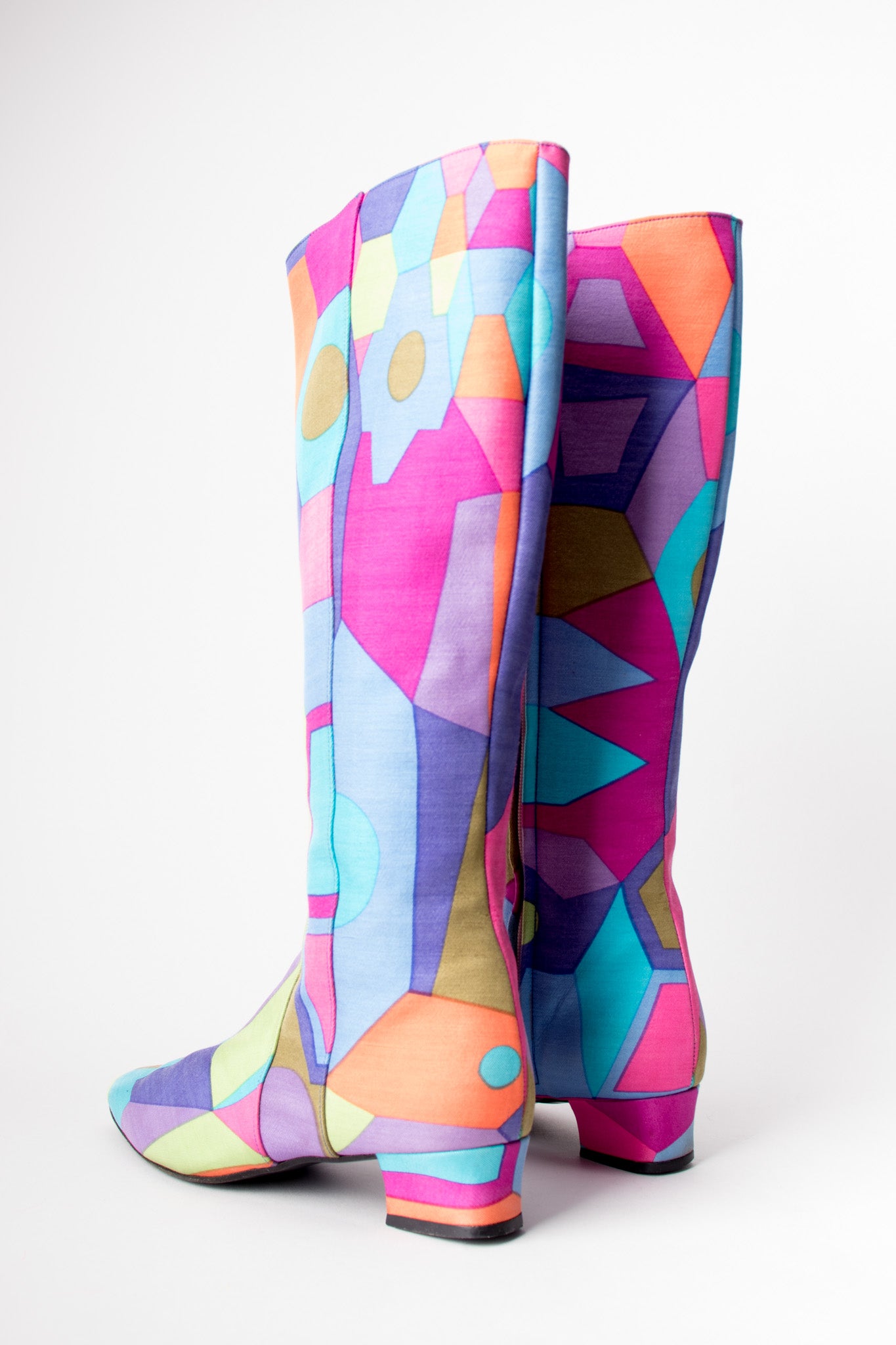 Kenneth Cole Geometric Graphic Print Mod Boot