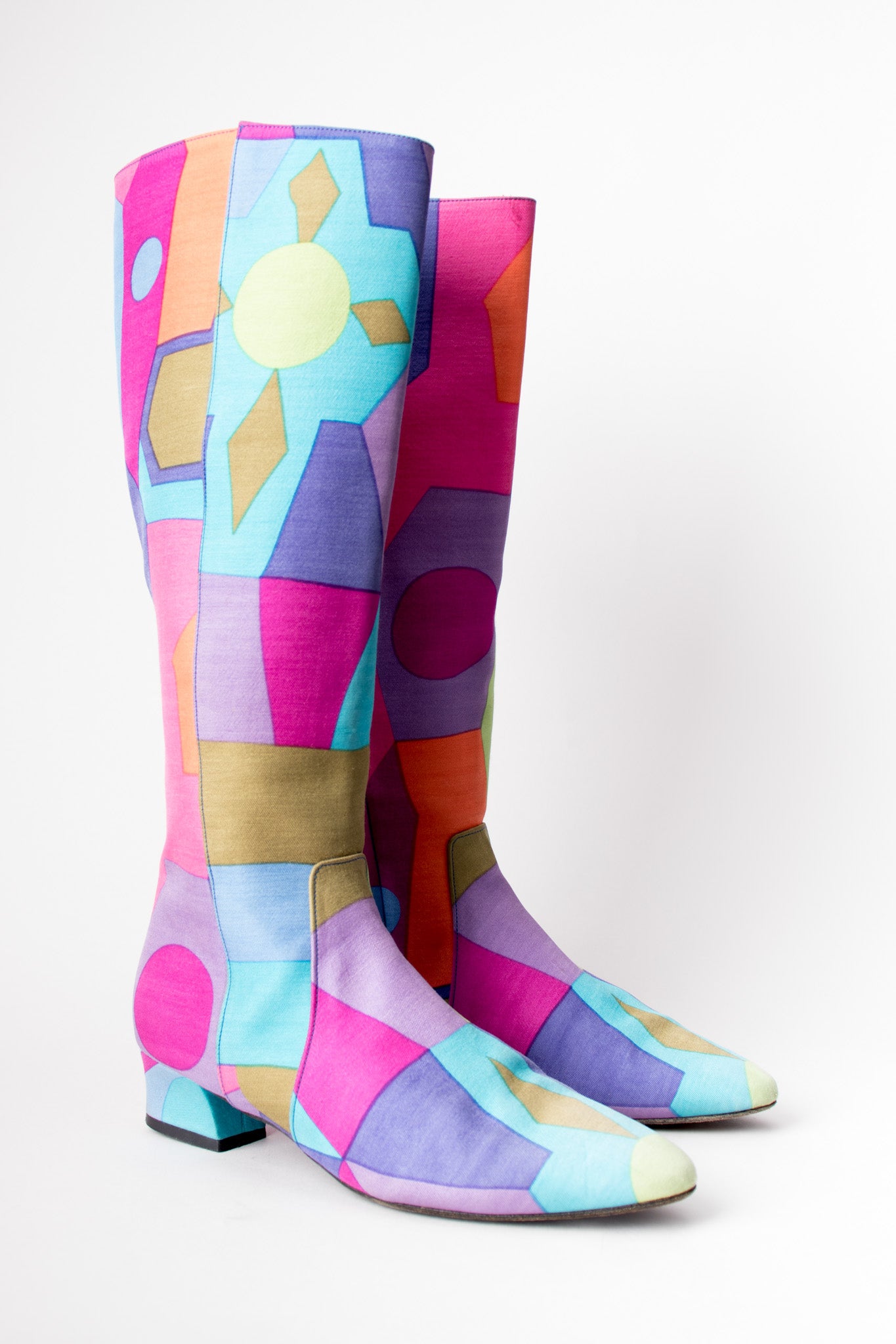 Kenneth Cole Geometric Graphic Print Mod Boot