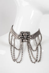 Jean Paul Gaultier Demon Draped Chain Choker Dog Collar Necklace