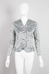 Moroccan Equestrian Tbourida Vintage Satin Brocade Jacket & Pant Set