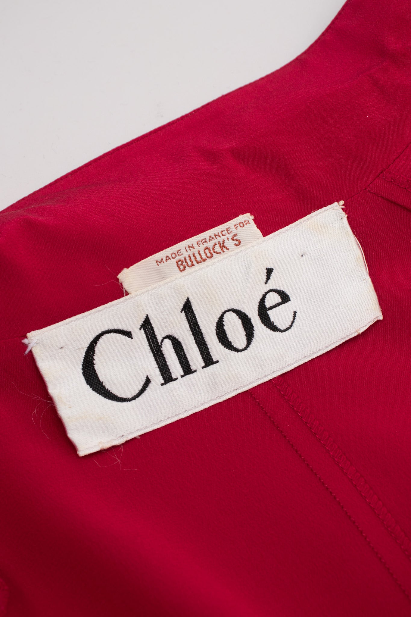 Chloé Silk Colorblocked Chef Uniform Jumper Dress