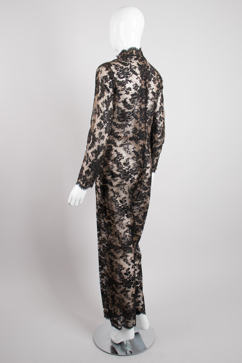 Helen Rose Sheer Lace Jumpsuit Catsuit