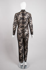 Helen Rose Sheer Lace Jumpsuit Catsuit