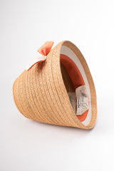 Miss Dior by Christian Dior Straw Peach Basket Hat