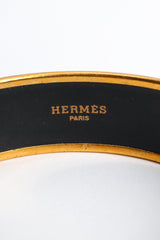 Vintage Hermés Les Folies Du Ciel Wide Enamel Bracelet signed @ Recess LA