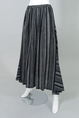 Issey Miyake Plantation Shijira-Ori Striped Skirt