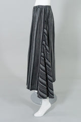 Issey Miyake Plantation Shijira-Ori Striped Skirt