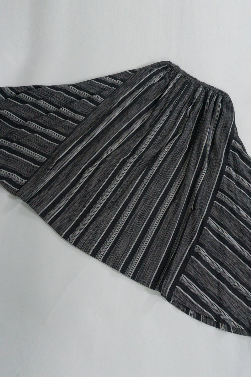 Issey Miyake Plantation Shijira-Ori Striped Skirt