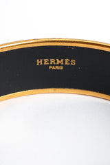 Vintage Hermés Cloud Horse Wide Enamel Bracelet signed @ Recess LA