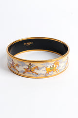 Vintage Hermés Cloud Horse Wide Enamel Bracelet @ Recess LA