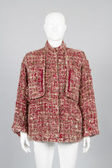 Galanos Boucle Mohair Jacket Front