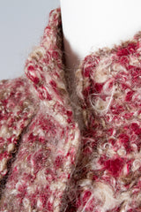 Galanos Boucle Mohair Jacket Collar