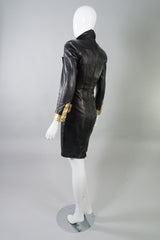 North Beach Leather by Michael Hoban Leather Blazer Dress