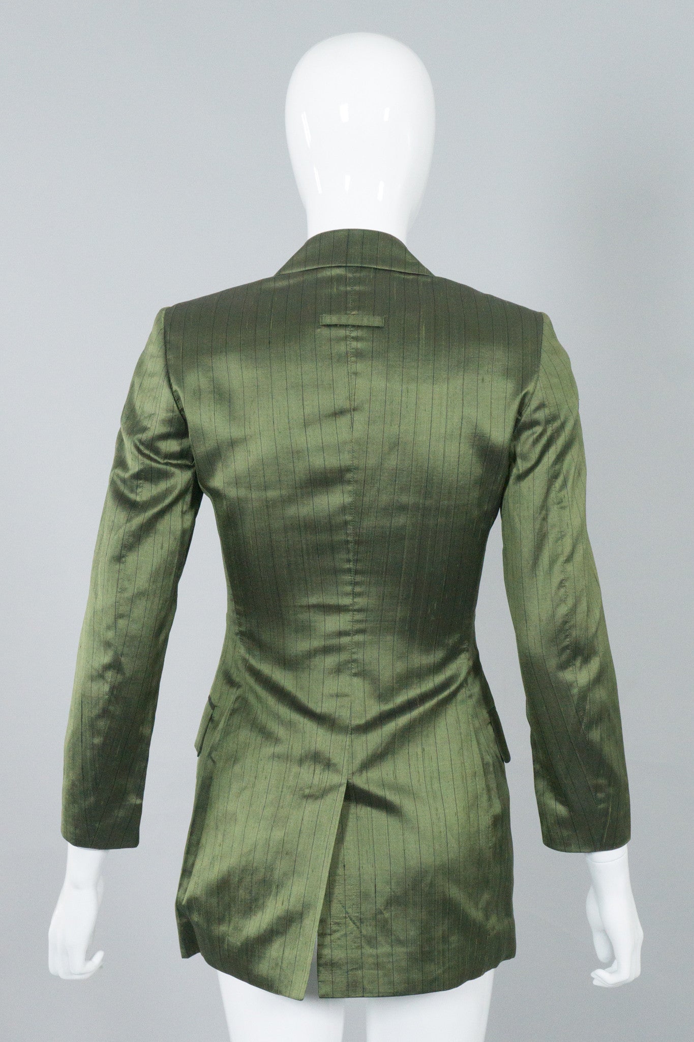 Jean Paul Gaultier Classique Silk Pinstripe Jacket