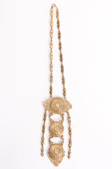 Vintage Accessocraft Triple Medallion Plate Pendant Necklace at Recess Los Angeles