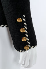 Vintage Adolfo College Emblem Embellished Jacket sleeve at Recess Los Angeles