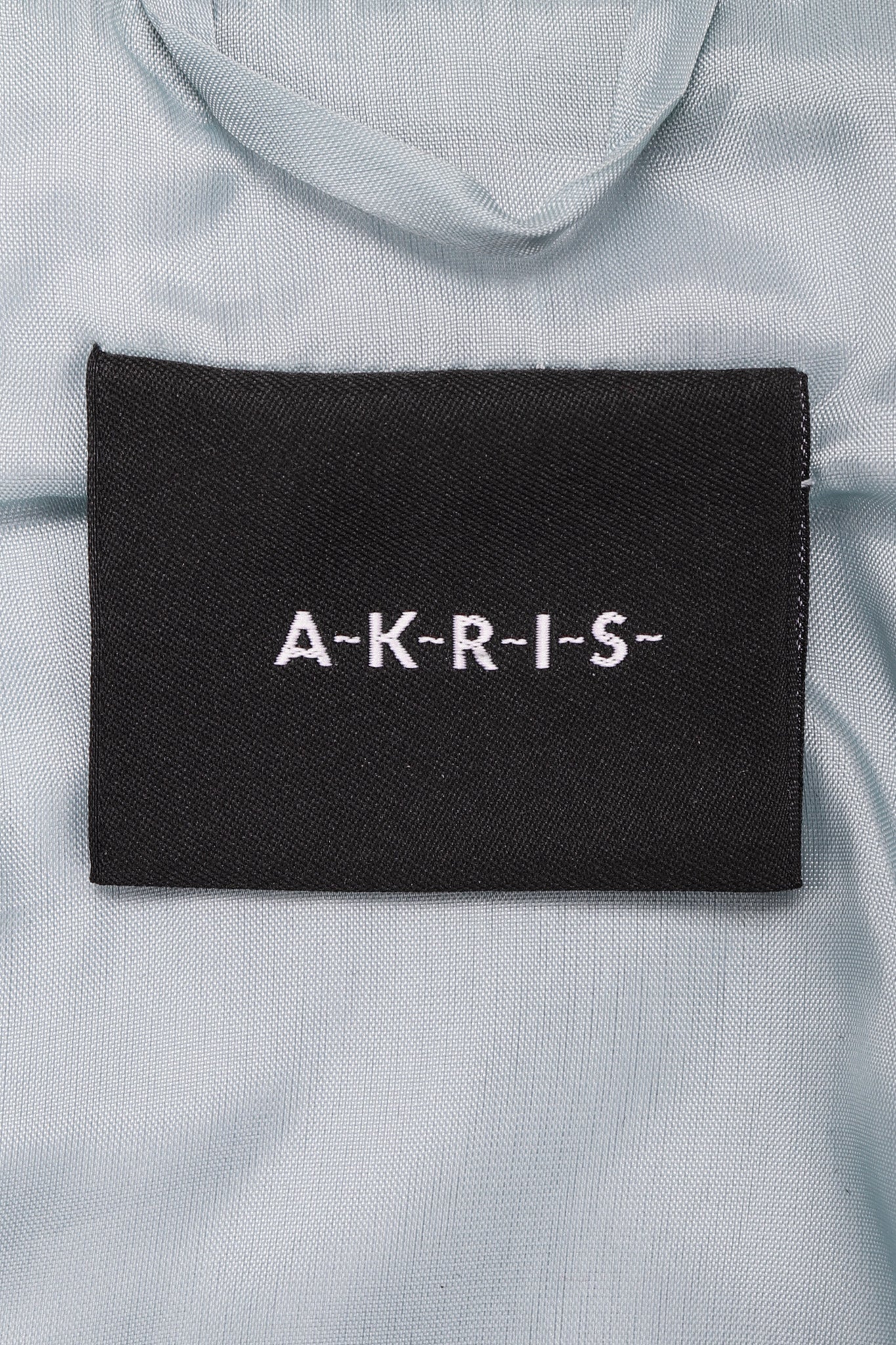 Recess Los Angeles Vintage Akris Raw Silk Mandarin Collar Crop Top