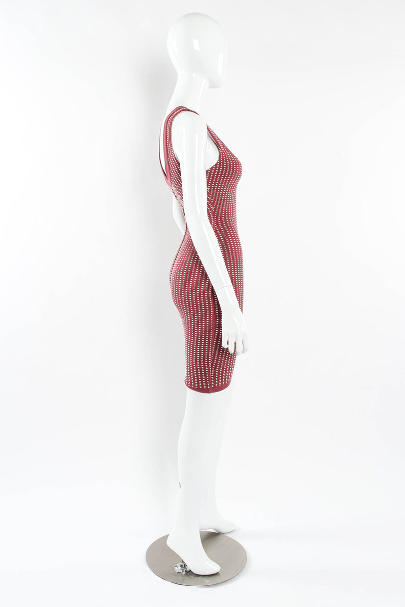 Vintage Alaïa Ribbed Waffle Bodycon Dress I mannequin side @ Recess Los Angeles