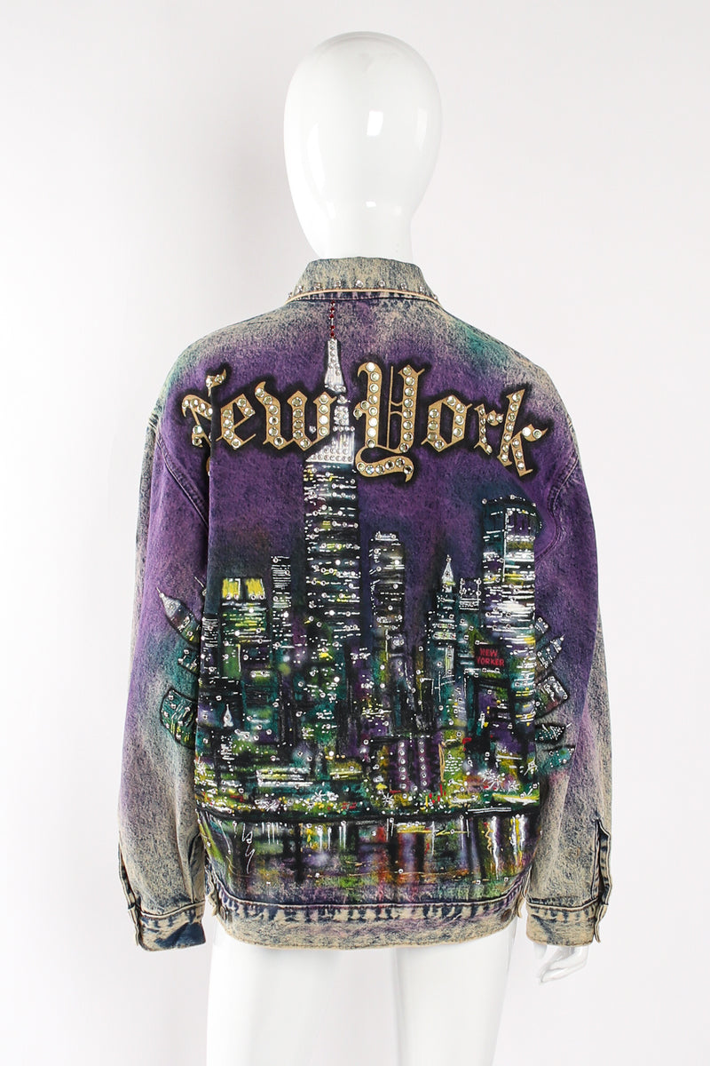 Vintage Tony Alamo New York Big Apple Jacket on mannequin back at Recess Los Angeles