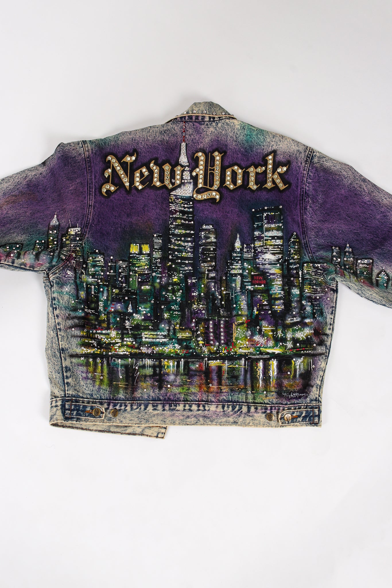 Vintage Tony Alamo New York Big Apple Jacket flat at Recess Los Angeles