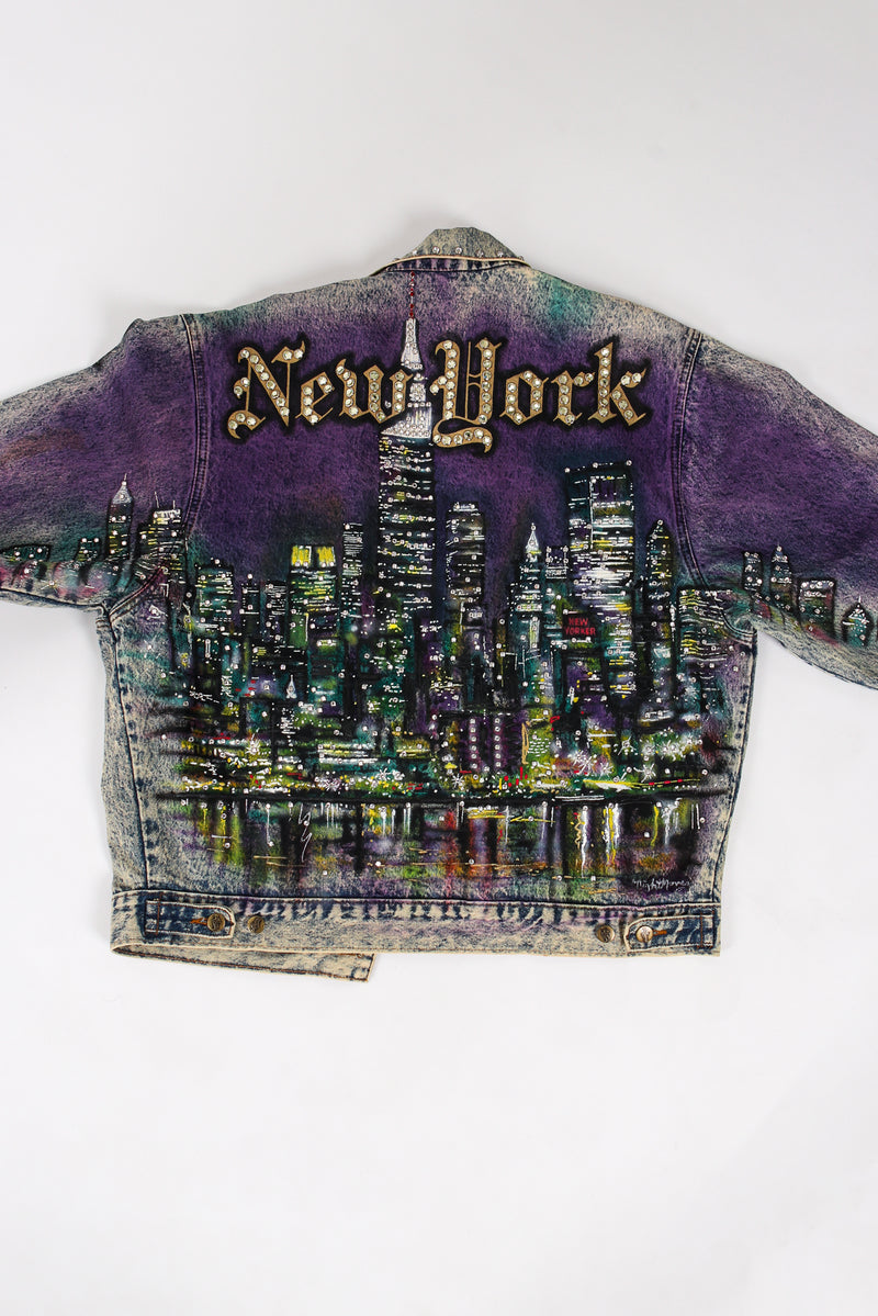 Vintage Tony Alamo New York Big Apple Jacket flat at Recess Los Angeles