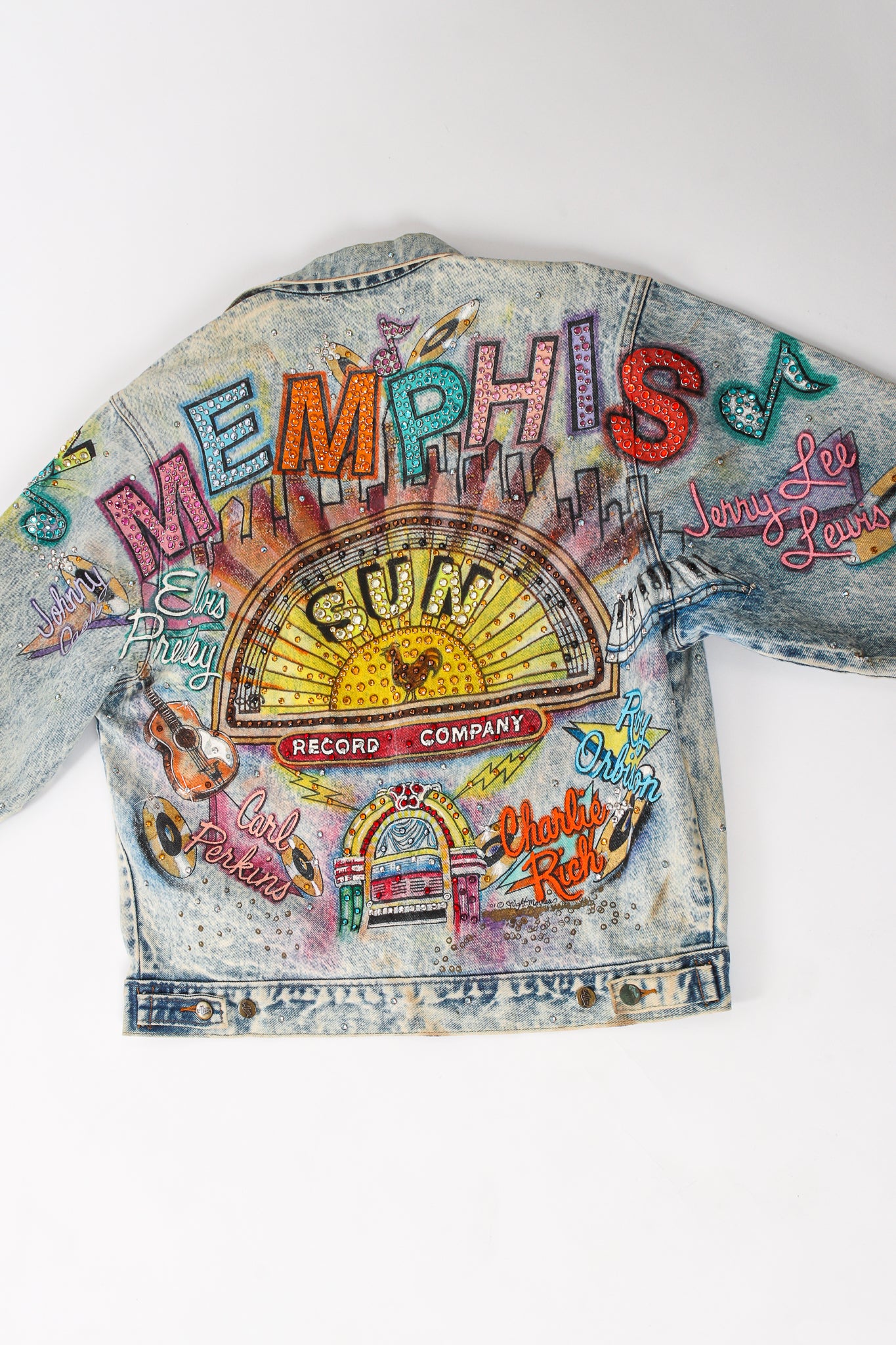 Vintage Tony Alamo Memphis Sun Records Jacket flat at Recess Los Angeles