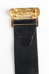 Wide slide belt by Alexis Kirk inside of buckle @recessla