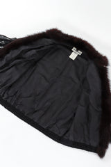 Vintage Amen Wardy Snake Leather Fur Jacket lining @ Recess LA