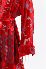 Ann Demeulemeester velvet robe jacket sleeve detail @recessla