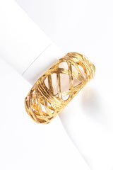 Vintage Antigona Paris Filigree Cage Bangle mannequin wrist @ Recess LA