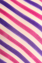 Vintage Pleats Please Issey Miyake Asymmetrical Pleated Stripe Top fabric at Recess LA