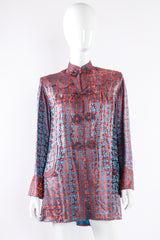 Vintage Floral Jacquard Swing Jacket on mannequin front at Recess Los Angeles