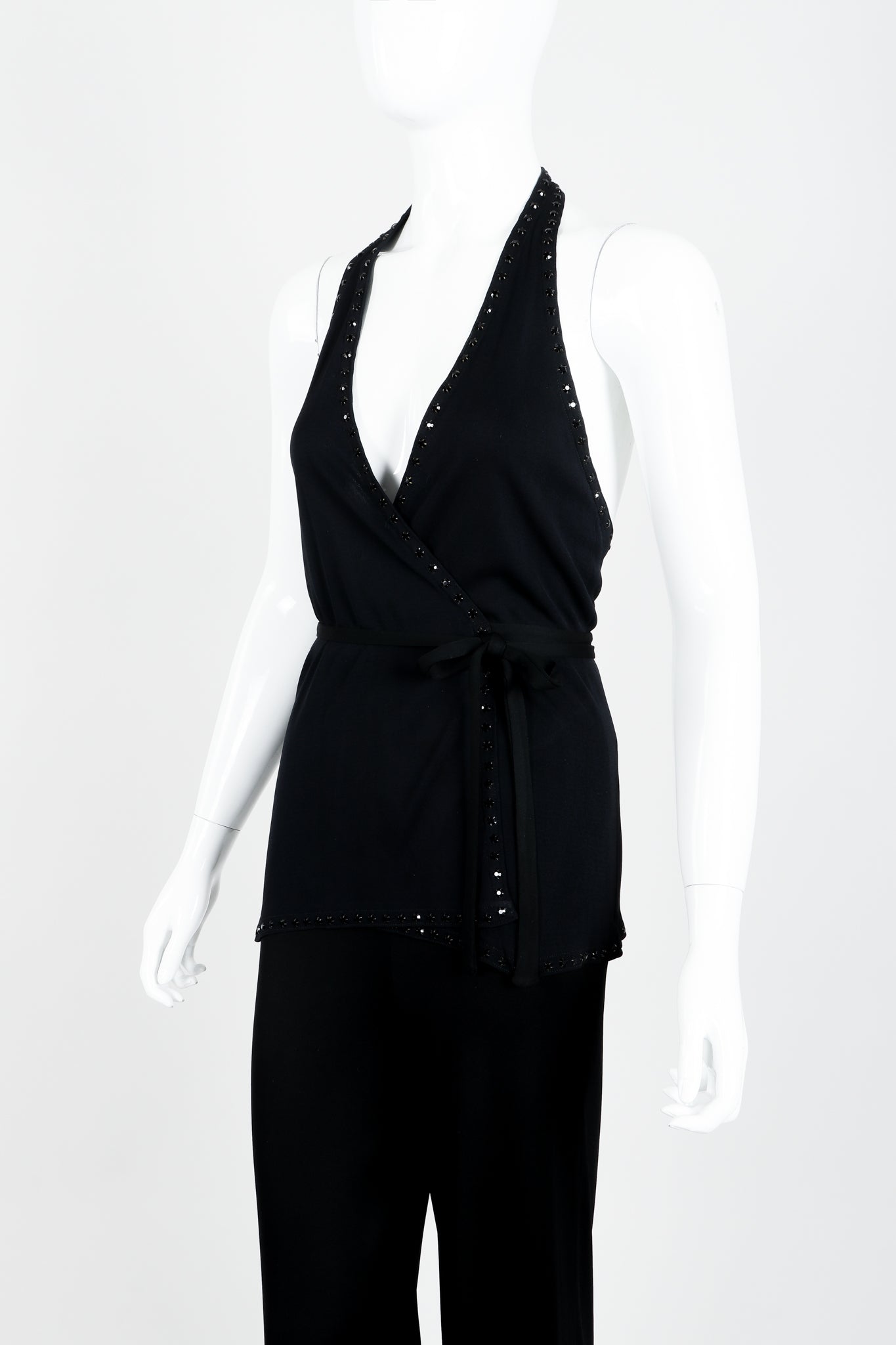 Vintage Ayako Jersey Halter & Pant Set Angle at Recess LA