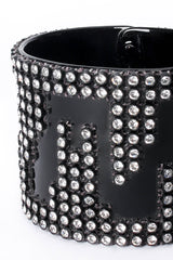 Vintage Bill Schiffer Chunky Rhinestone Cuff Bracelet crop at Recess Los Angeles