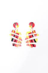 Vintage Bill Schiffer Abstract Fishbone Earrings at Recess Los Angeles