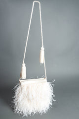 Vintage Barneys New York Feathers Pouch Bag @ Recess LA