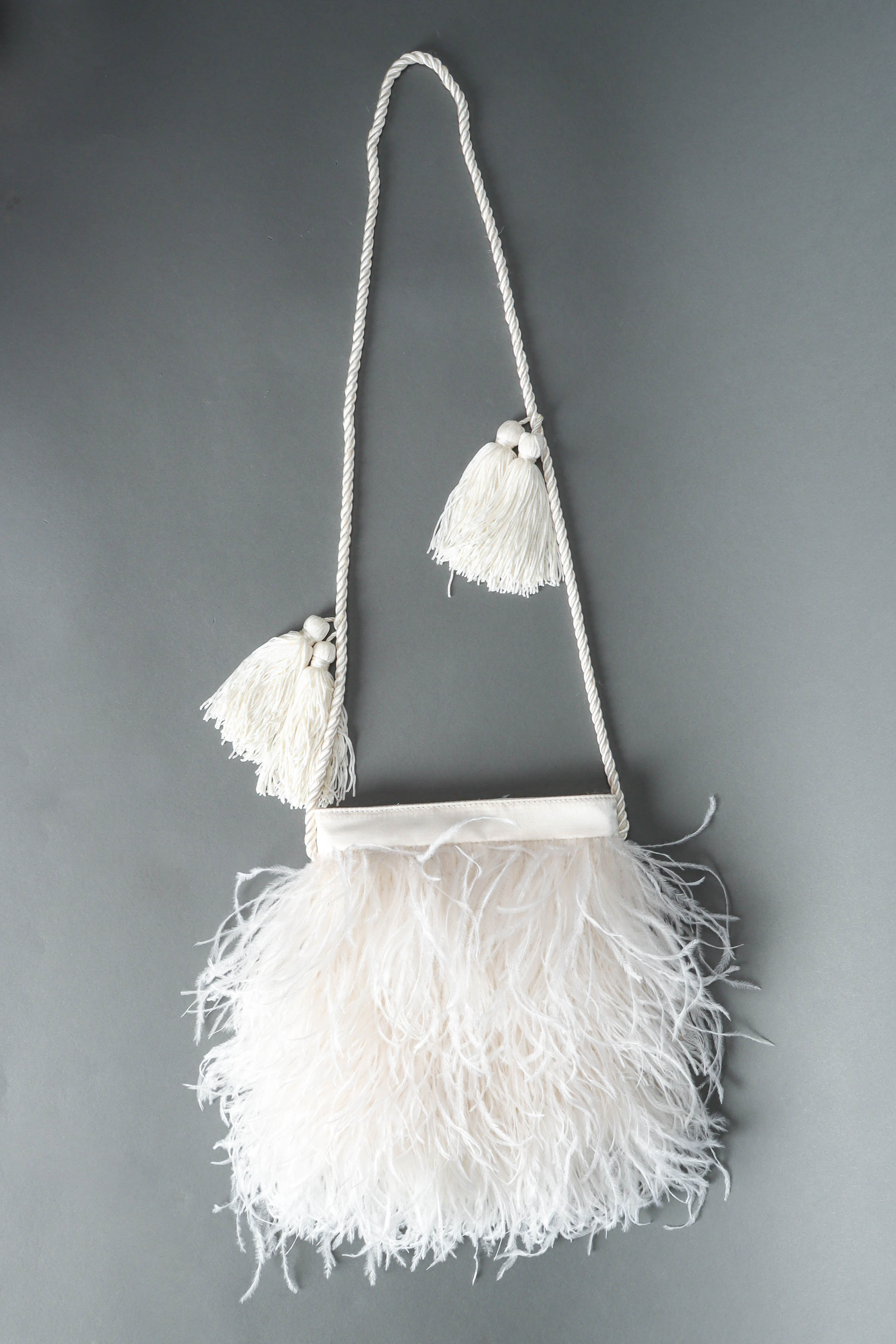 Vintage Barneys New York Feathers Pouch Bag @ Recess LA